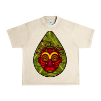 Sandshell african masks teardrop  7 Urban Heavy Tee - BundleAndBundleShop