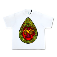 White african masks teardrop  7 Urban Heavy Tee - BundleAndBundleShop