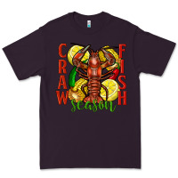 Plum Crawfish season Premium Tee - FaDigitalArtStudio