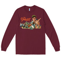 Burgundy the sandlot Long Sleeve Tee - linhVisuals