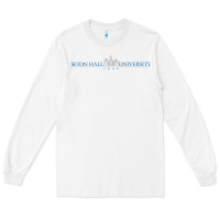White The seton hall university Long Sleeve Tee - linhVisuals