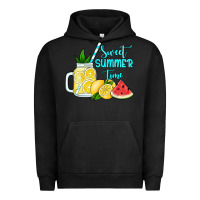 Pigment Black sweet summer time no background Urban Hoodie - Jasminsmagicworld