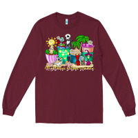 Burgundy nightmare before summer coffee cups Long Sleeve Tee - CowhideDigitalArt