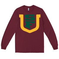 Burgundy the usf dons Long Sleeve Tee - linhVisuals