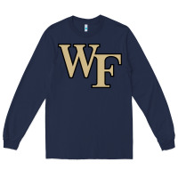 Navy the wake forest demon deacons Long Sleeve Tee - linhVisuals