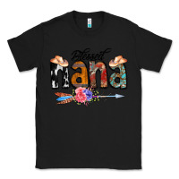 Black Blessed Nana Classic Tee - CowCowDesign
