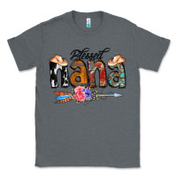 Charcoal Heather Blessed Nana Classic Tee - CowCowDesign