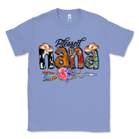 Colony Blue Blessed Nana Classic Tee - CowCowDesign