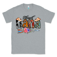 Heather Grey Blessed Nana Classic Tee - CowCowDesign