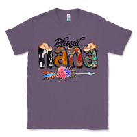 Lavender Blessed Nana Classic Tee - CowCowDesign