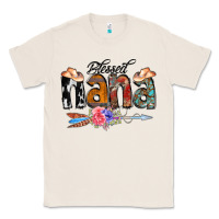 Natural Blessed Nana Classic Tee - CowCowDesign