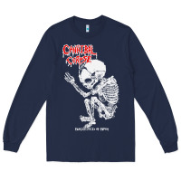 Navy butchered at birth 2 classic Long Sleeve Tee - linhVisuals