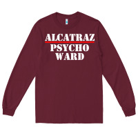 Burgundy alcatraz Long Sleeve Tee - linhVisuals