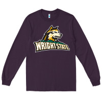Plum Wright State Raiders, Merch Long Sleeve Tee - linhVisuals