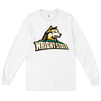 White Wright State Raiders, Merch Long Sleeve Tee - linhVisuals