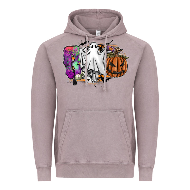 Boo Vintage Hoodie by SublimationCraftShop | Teevron