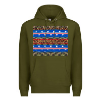 Army Green armed forces day Premium Hoodie - Artiststas