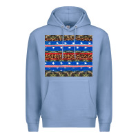 Colony Blue armed forces day Premium Hoodie - Artiststas