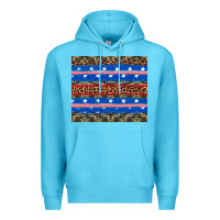 Ocean Blue armed forces day Premium Hoodie - Artiststas
