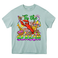 Tis The Season Mardi Gras Olivia Heavy Core Tee | Teevron