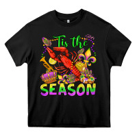 Black tis the season mardi gras olivia Heavy Core Tee - OliviaCreatesArt