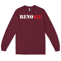 Burgundy reno 911 Long Sleeve Tee - linhVisuals