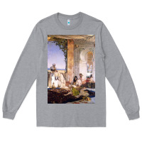 Heather Grey morocco, map, african, nying,algeria, agadir travel Long Sleeve Tee - linhVisuals