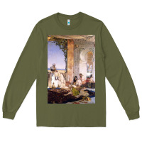 Army Green morocco, map, african, nying,algeria, agadir travel Long Sleeve Tee - linhVisuals