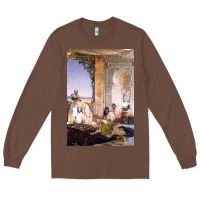 Chestnut morocco, map, african, nying,algeria, agadir travel Long Sleeve Tee - linhVisuals