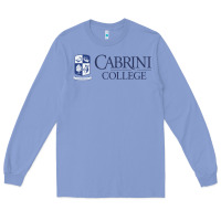 Colony Blue cabrini college verticle Long Sleeve Tee - linhVisuals