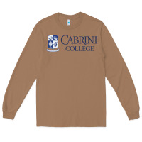 Toasted Coconut cabrini college verticle Long Sleeve Tee - linhVisuals