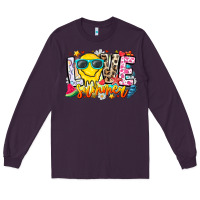 Plum Love Summer Long Sleeve Tee - CowhideDigitalArt