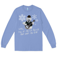 Colony Blue sam the snowman from rankin bass rudolph the red nosed reindeer Long Sleeve Tee - linhVisuals