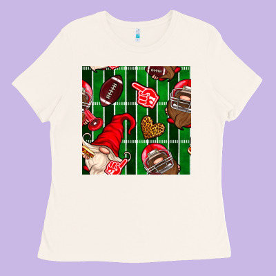 American Football Gnomes Ladies Tee Designed By Bundleandbundleshop