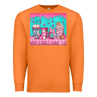 Carrot pink christmas coffee Premium Sweatshirt - Jasminsmagicworld