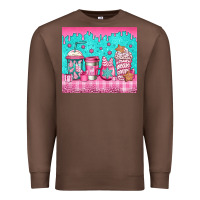Chestnut pink christmas coffee Premium Sweatshirt - Jasminsmagicworld