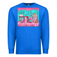True Royal pink christmas coffee Premium Sweatshirt - Jasminsmagicworld