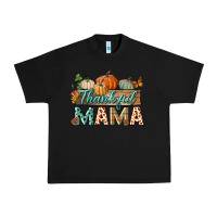 Black thankful mama Urban Heavy Tee - BundleAndBundleShop