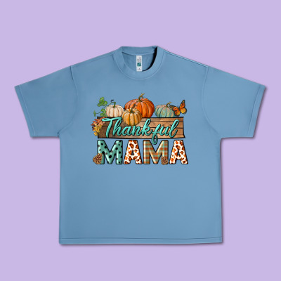 Thankful Mama Urban Heavy Tee Designed By Bundleandbundleshop