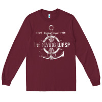 Burgundy the flying wasp, distressed   caddyshack Long Sleeve Tee - linhVisuals