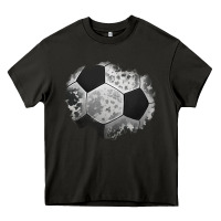Asphalt cowhide soccer patch Heavy Core Tee - Jasminsmagicworld