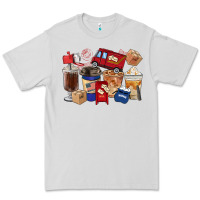 Dove Grey Postal Worker Coffee Cups Premium Tee - FaDigitalArtStudio
