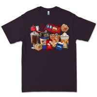 Plum Postal Worker Coffee Cups Premium Tee - FaDigitalArtStudio