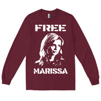 Burgundy free marissa Long Sleeve Tee - linhVisuals