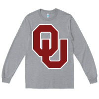 Heather Grey oklahoma sooners Long Sleeve Tee - linhVisuals