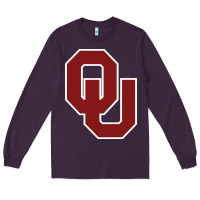 Plum oklahoma sooners Long Sleeve Tee - linhVisuals