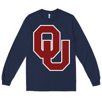 Navy oklahoma sooners Long Sleeve Tee - linhVisuals