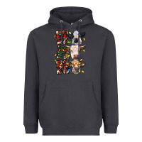Smoke Ho Ho Ho Cows Heavyweight Hoodie - RanaPortraitStore