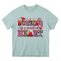 Arona nursing is a work of heart Heavy Core Tee - OliviaCreatesArt