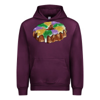 Mauve Wine mardi gras king cake Urban Hoodie - RanaPortraitStore